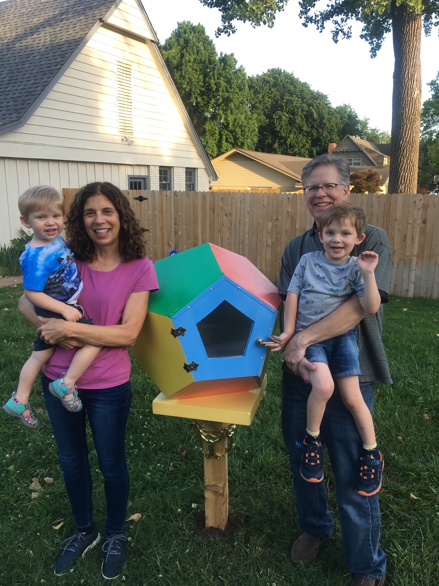 Dodecahedron planted in Tulsa